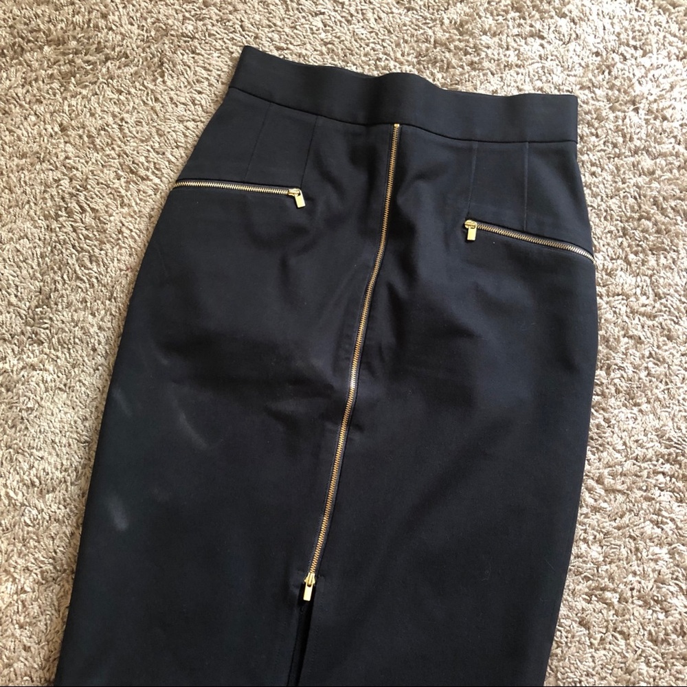 NWOT BANANA REPUBLIC Black Pencil Skirt - Picture 4 of 8